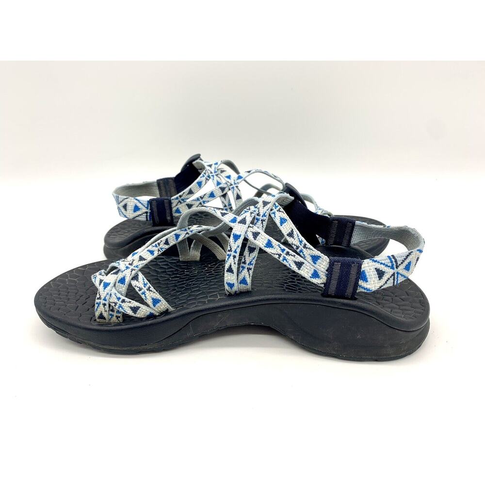 Chaco Classic Strappy Sport Sandal Aztec Design Blue Women's Size 6M - Picture 6 of 10